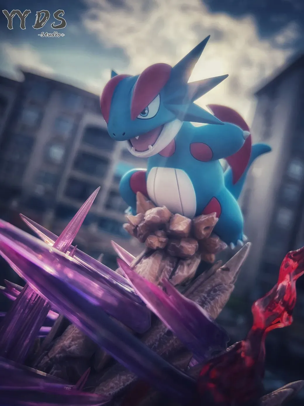Salamence Cosplay Pikachu & Salamence - Pokemon Resin Statue - YYDS Studios