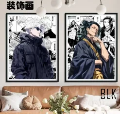 Satoru Gojo & Suguru Geto Decorative Painting & Fridge Magnet - Jujutsu Kaisen - BLK Studio