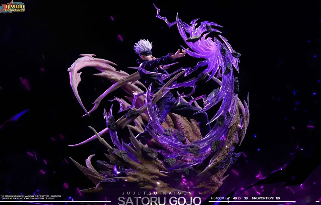 Satoru Gojo with LED - Jujutsu Kaisen Resin Statue - QiYuan Collectibles Studio