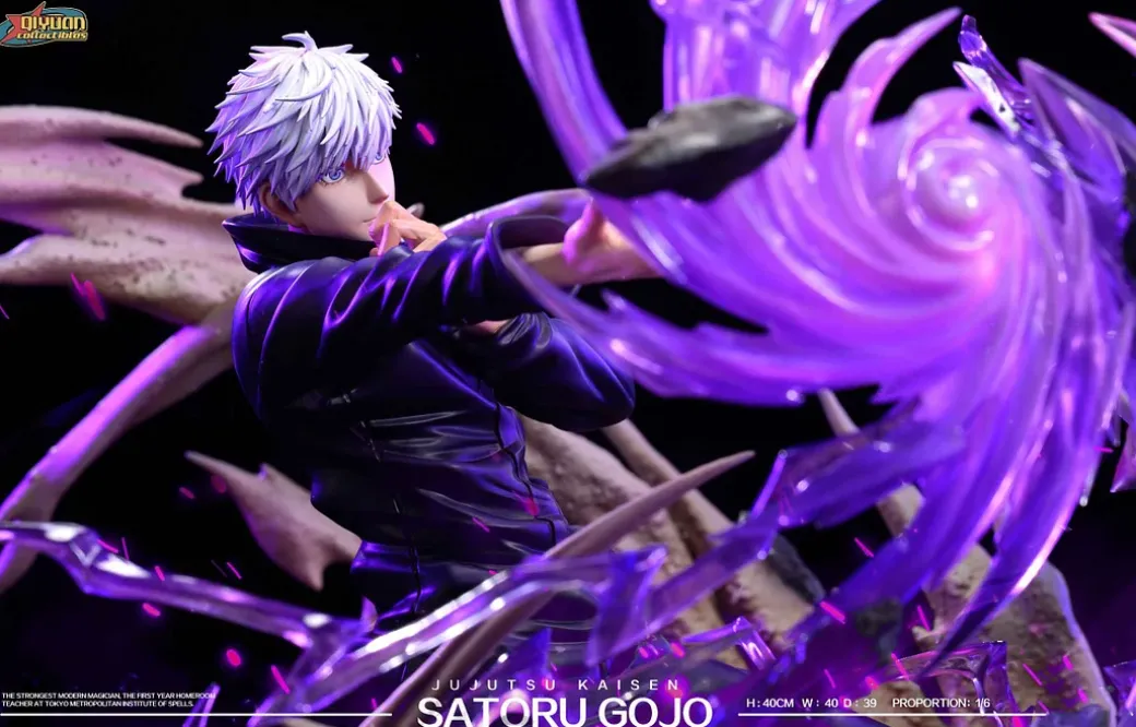 Satoru Gojo with LED - Jujutsu Kaisen Resin Statue - QiYuan Collectibles Studio