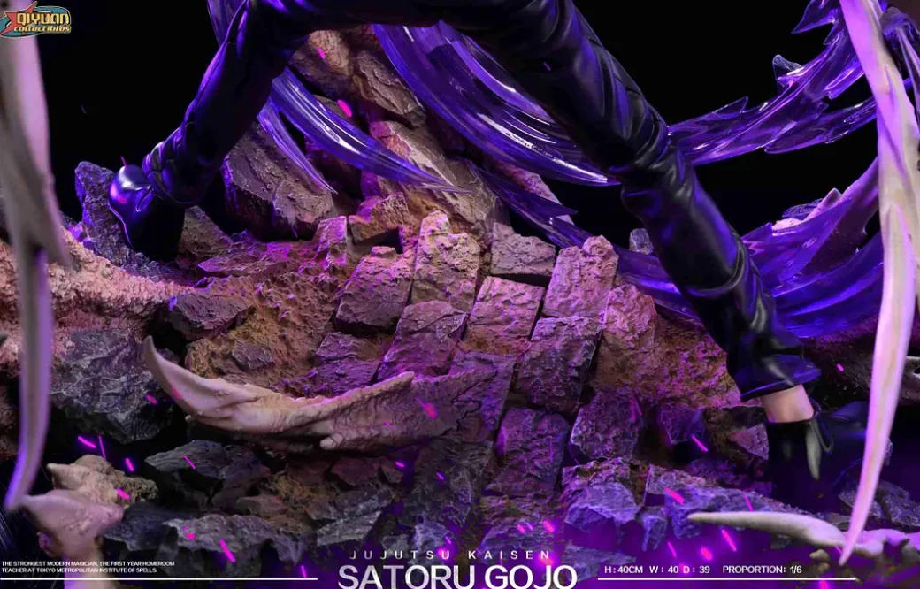 Satoru Gojo with LED - Jujutsu Kaisen Resin Statue - QiYuan Collectibles Studio