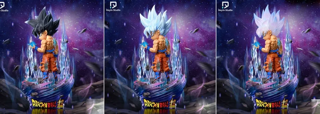 SD & WCF Scale Ultra Instinct Goku - Dragon Ball Resin Statue - Deyin-Studios