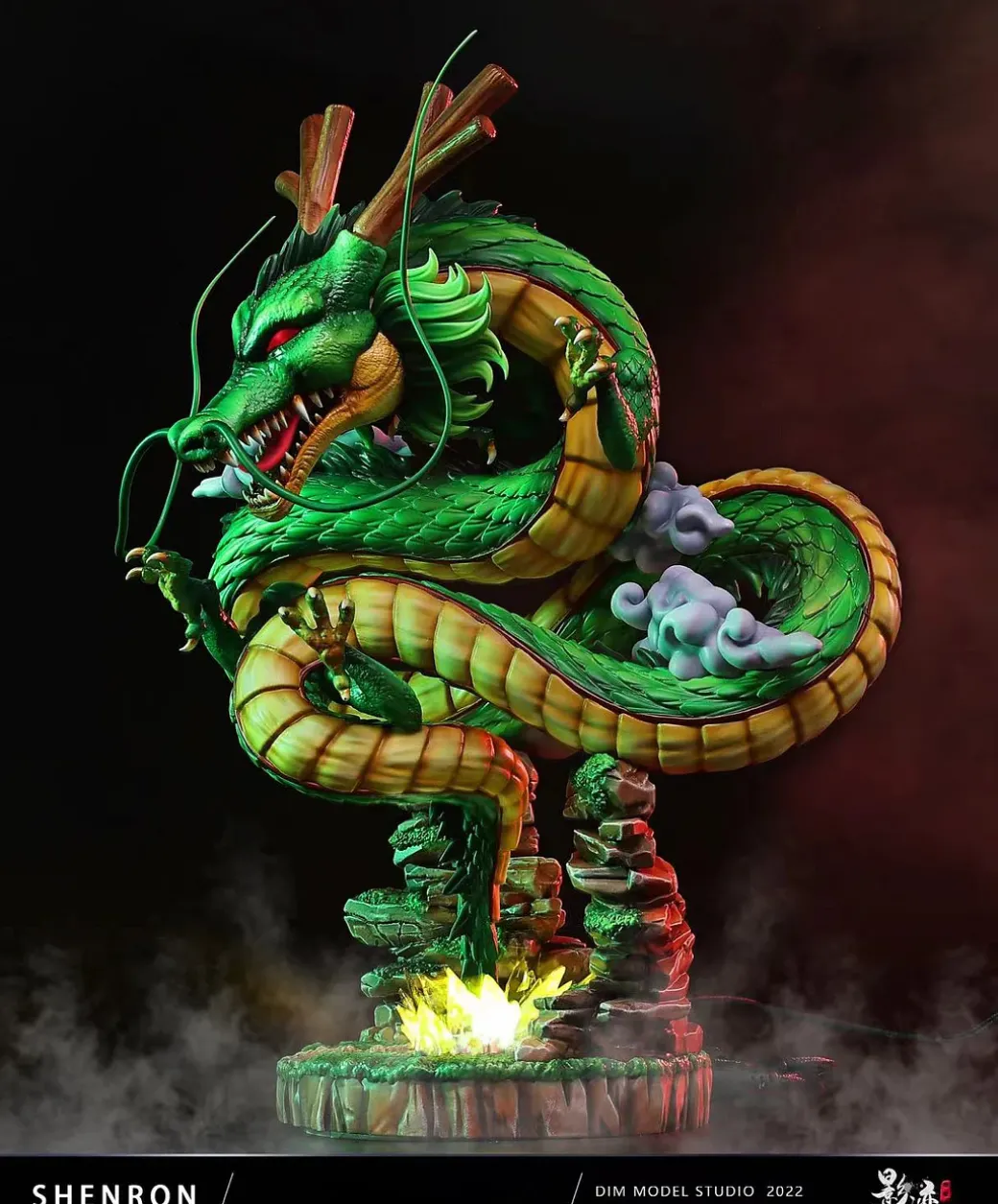SD Scale Earth Shenron with LED - Dragon Ball Resin Statue - D-M Studios