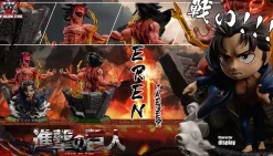 SD Scale Eren Yeager with LED - Attack On Titan Resin Statue - Jump Building Studios