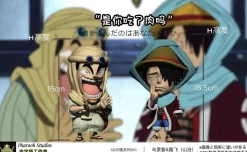 SD Scale Monkey D. Luffy Imitating Sanji & Laughing Usopp - ONE PIECE Resin Statue - Pharaoh Studio