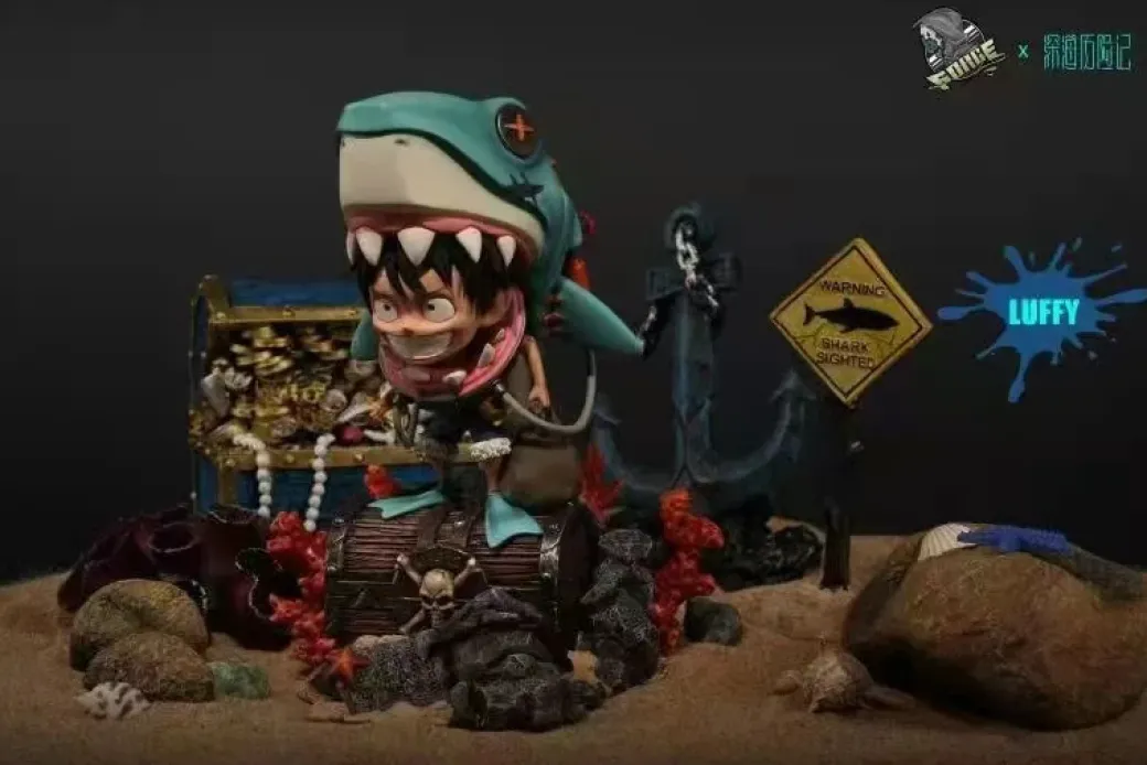 SD Scale Underwater World Monkey D Luffy - ONE PIECE Resin Statue - Force Studios