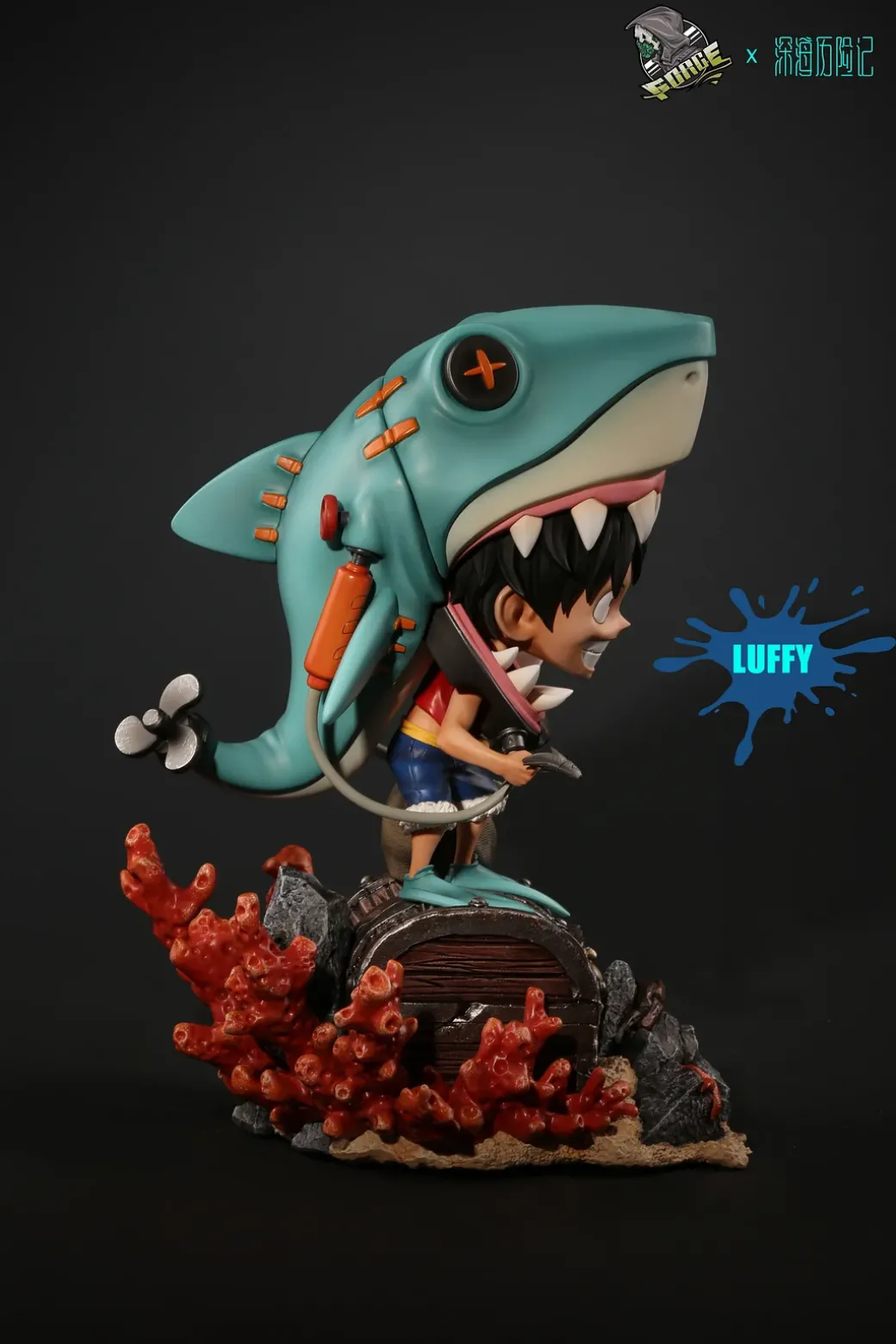 SD Scale Underwater World Monkey D Luffy - ONE PIECE Resin Statue - Force Studios