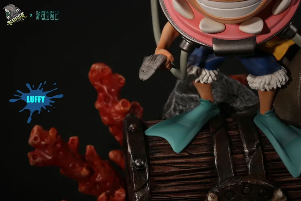 SD Scale Underwater World Monkey D Luffy - ONE PIECE Resin Statue - Force Studios