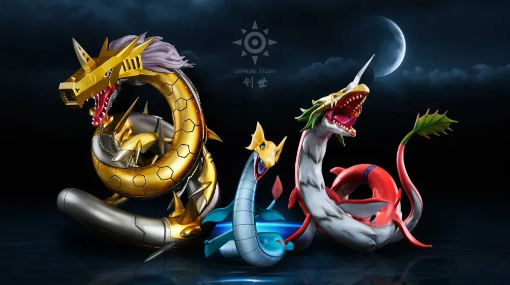 Seadramon - Digimon Statue - Genesis-Studio