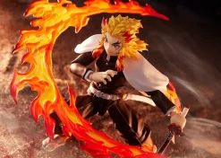 Second Edition Figma Series Kyojuro Rengoku - Demon Slayer: Kimetsu no Yaiba Official Statue - Max Factory