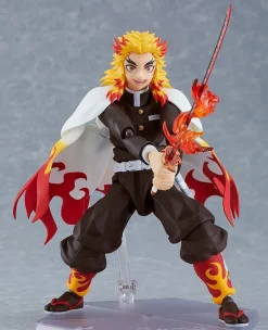 Second Edition Figma Series Kyojuro Rengoku - Demon Slayer: Kimetsu no Yaiba Official Statue - Max Factory
