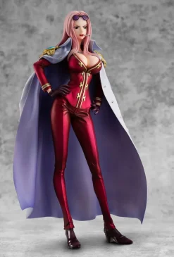 Second Edition Portrait of Pirates Series Limited Edition Black Cage Ver. Hina - ONE PIECE Official Statue - MegaHouse
