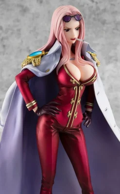 Second Edition Portrait of Pirates Series Limited Edition Black Cage Ver. Hina - ONE PIECE Official Statue - MegaHouse