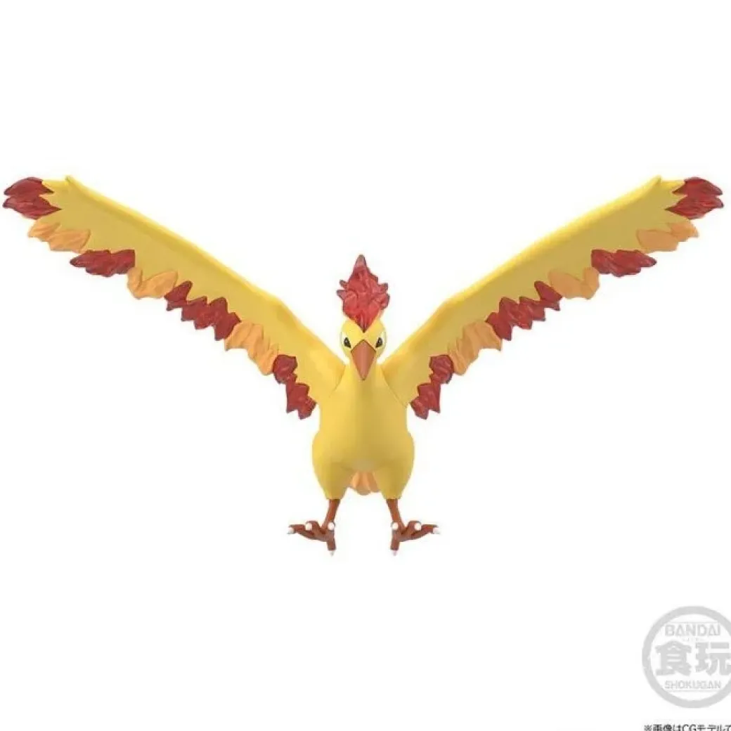 Second Edition Scale World Kanto Region Legendary Birds - Pokemon Official Statue - BANDAI SHOKUGAN
