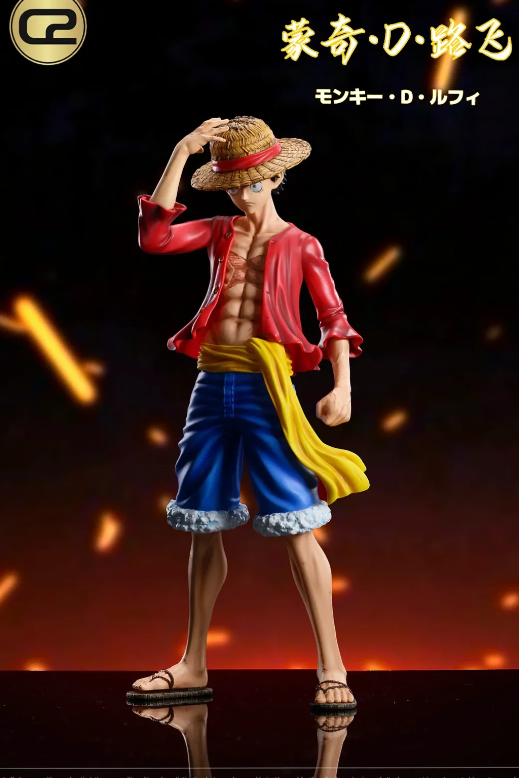 Serious Face Monkey D. Luffy - ONE PIECE Resin Statue - C2 Studio