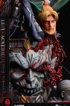 Seriously Injured Squad Captain Levi Ackerman - Attack On Titan Resin Statue - LC-Studios