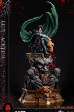 Seriously Injured Squad Captain Levi Ackerman - Attack On Titan Resin Statue - LC-Studios