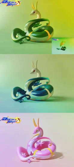 Serperior & Snivy - Pokemon Resin Statue - Aura Studio