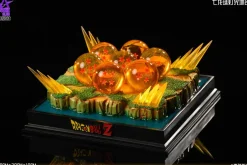 Seven Dragon Balls Base with LED - Dragon Ball Resin Statue - Scene Club Studio