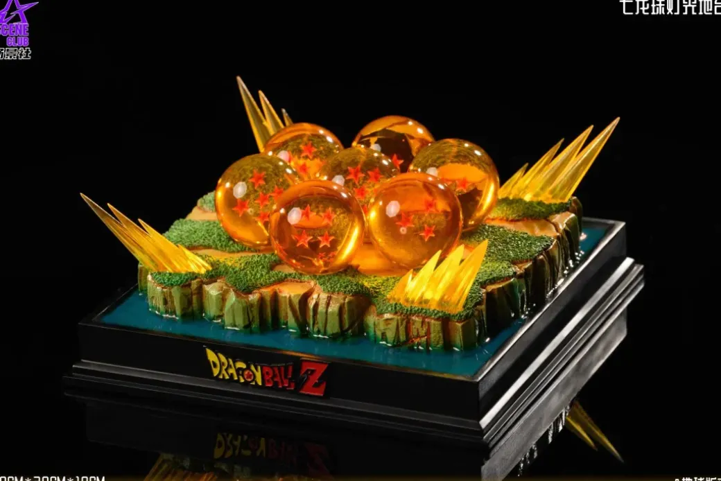 Seven Dragon Balls Base with LED - Dragon Ball Resin Statue - Scene Club Studio
