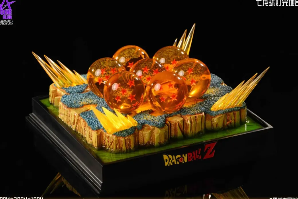 Seven Dragon Balls Base with LED - Dragon Ball Resin Statue - Scene Club Studio