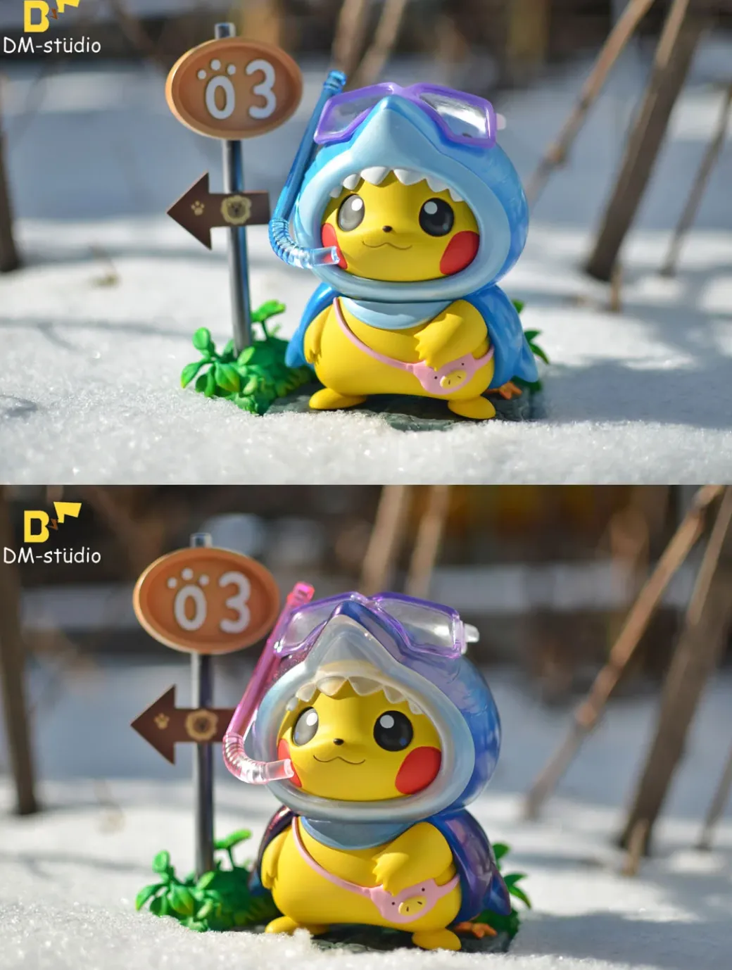 Shark Cosplay Pikachu - Pokemon Resin Statue - DM Studios