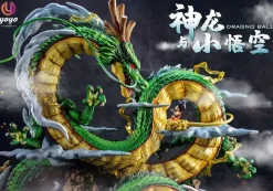 Shenron & Little Son Goku with LED - Dragon Ball Resin Statue - YOYO-Studios