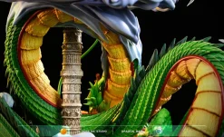 Shenron & Son Goku with LED - Dragon Ball Resin Statue - MX Studios