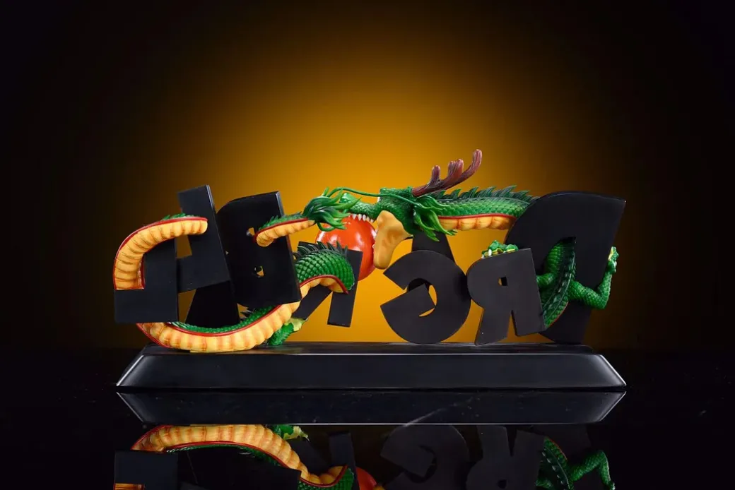 Shenron Bitting Dragon Ball - Dragon Ball Resin Statue - MAO Studios