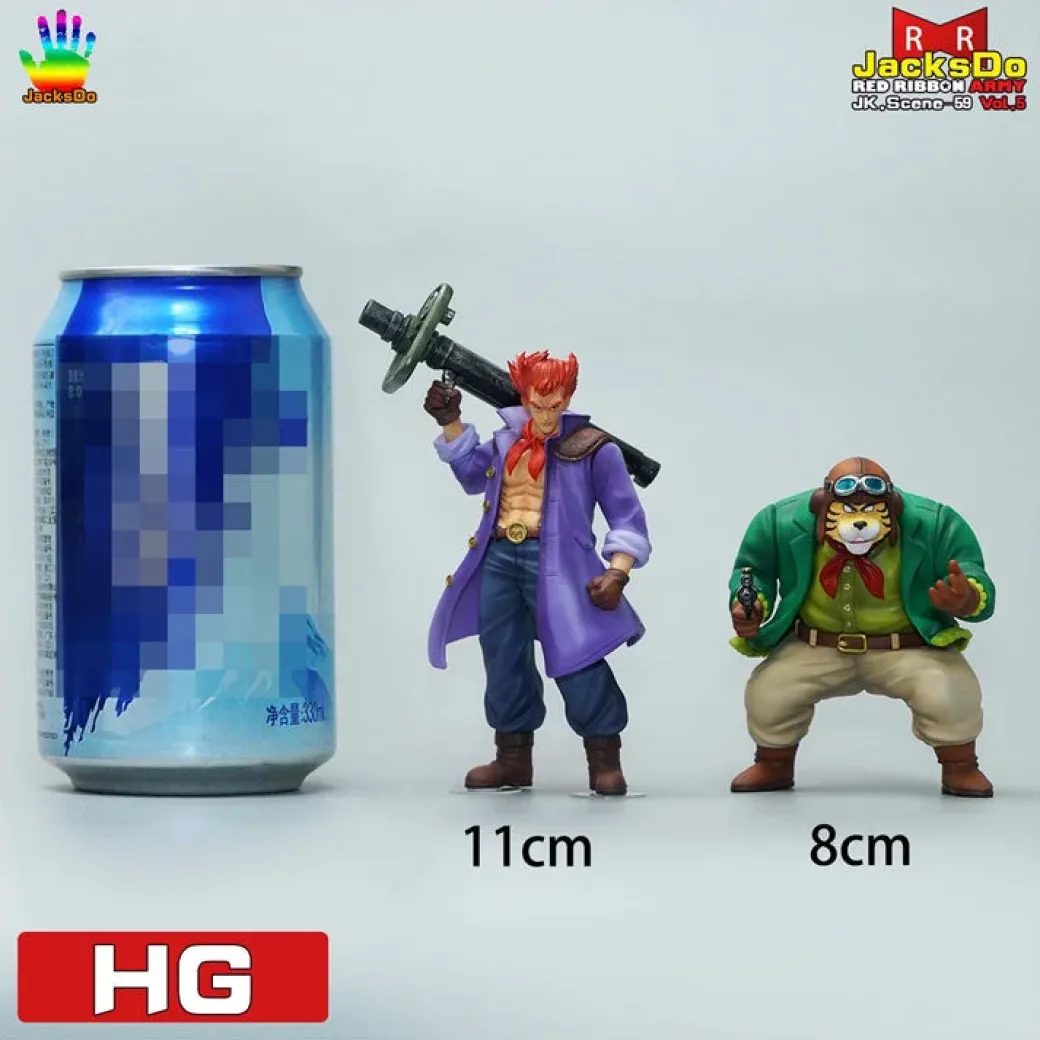 SHF & HG Scale Red Ribbon Army Member Vol.6 Colonel Silver & Colonel Silver - Dragon Ball Resin Statue - JacksDo Studios