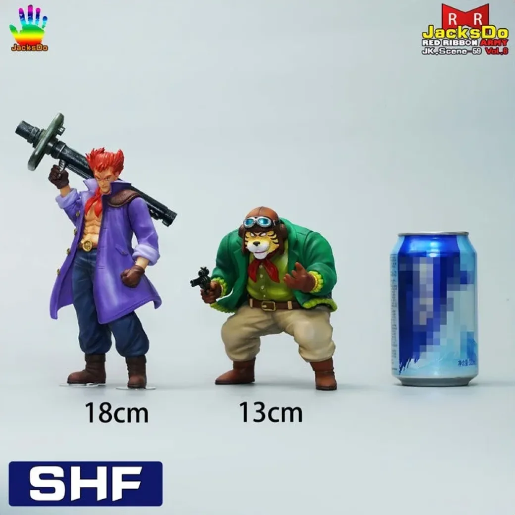 SHF & HG Scale Red Ribbon Army Member Vol.6 Colonel Silver & Colonel Silver - Dragon Ball Resin Statue - JacksDo Studios