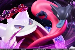 Shiny Colour Gigantamax Gengar with LED - Pokemon Resin Statue - Crescent-Studios