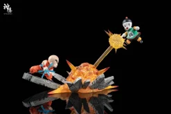Silhouette Moment Series First Battle of Chiaotzu & Krillin - Dragon Ball Resin Statue - ShenYin Studio