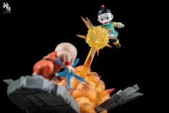 Silhouette Moment Series First Battle of Chiaotzu & Krillin - Dragon Ball Resin Statue - ShenYin Studio
