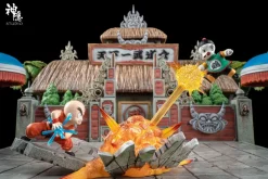Silhouette Moment Series First Battle of Chiaotzu & Krillin - Dragon Ball Resin Statue - ShenYin Studio