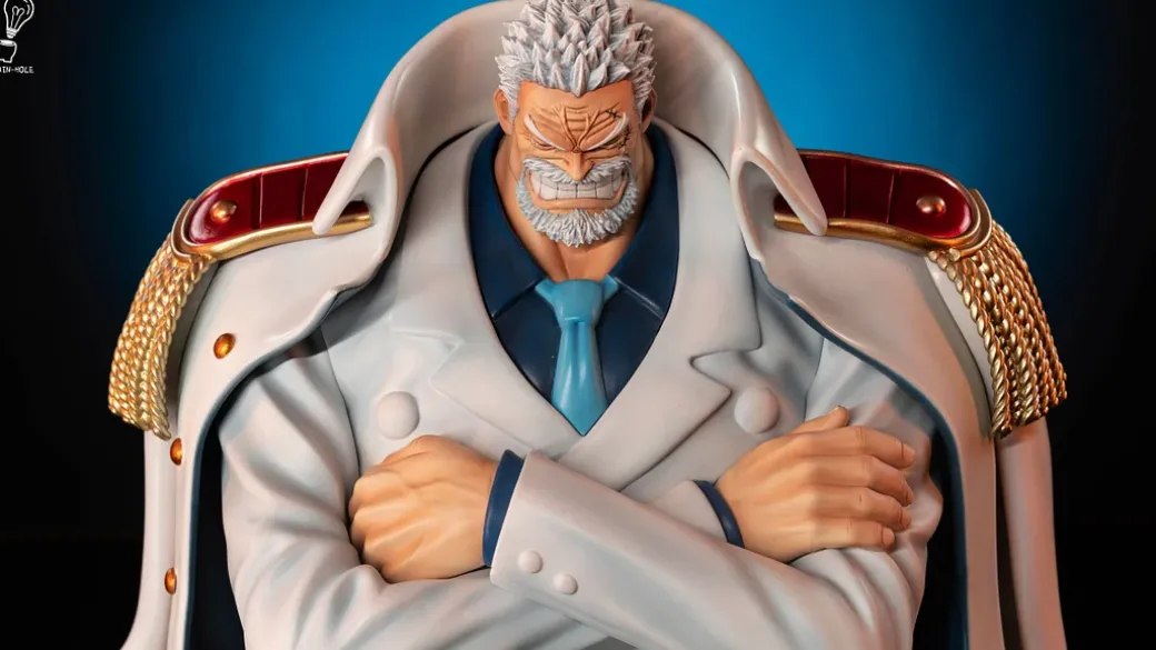 Sitting Monkey D. Garp - ONE PIECE Resin Statue - Brain Hole Studio