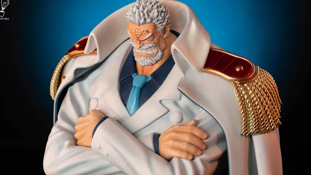 Sitting Monkey D. Garp - ONE PIECE Resin Statue - Brain Hole Studio