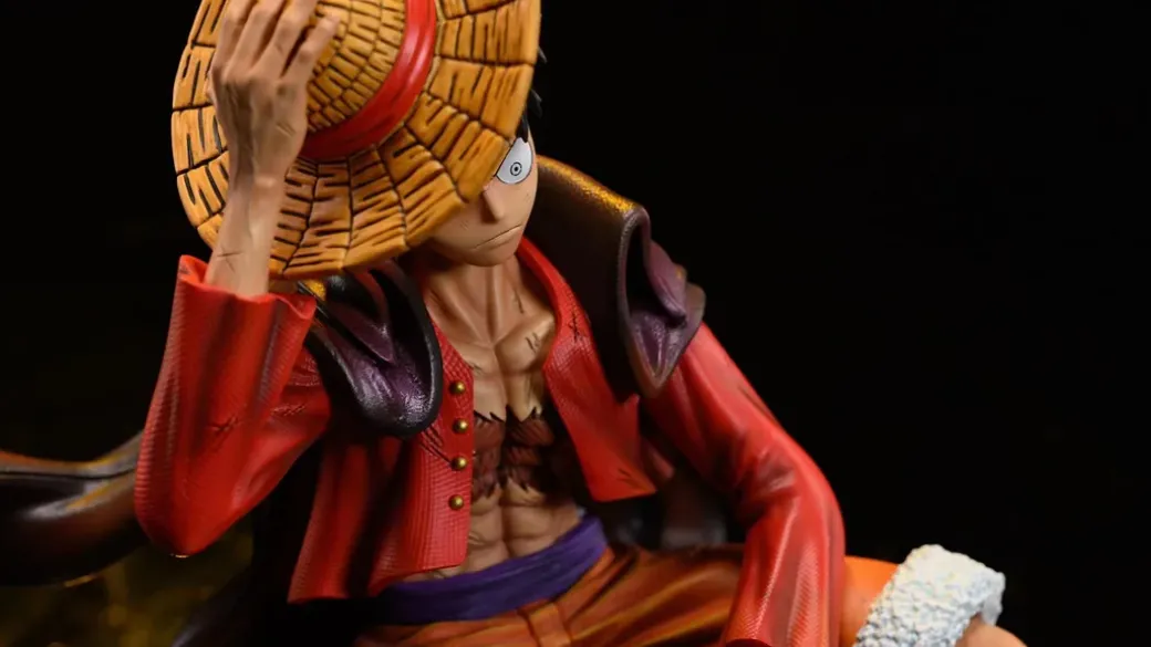 Sitting Monkey D. Luffy - ONE PIECE Resin Statue - Dream Box Studio