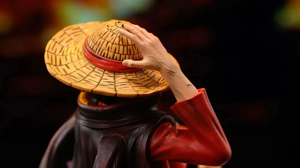 Sitting Monkey D. Luffy - ONE PIECE Resin Statue - Dream Box Studio