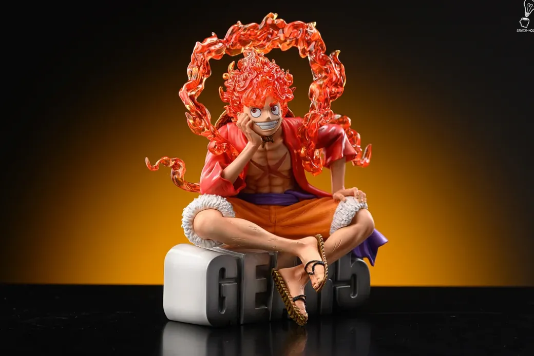 Sitting Nika Luffy - ONE PIECE Resin Statue - Brain Hole Studio