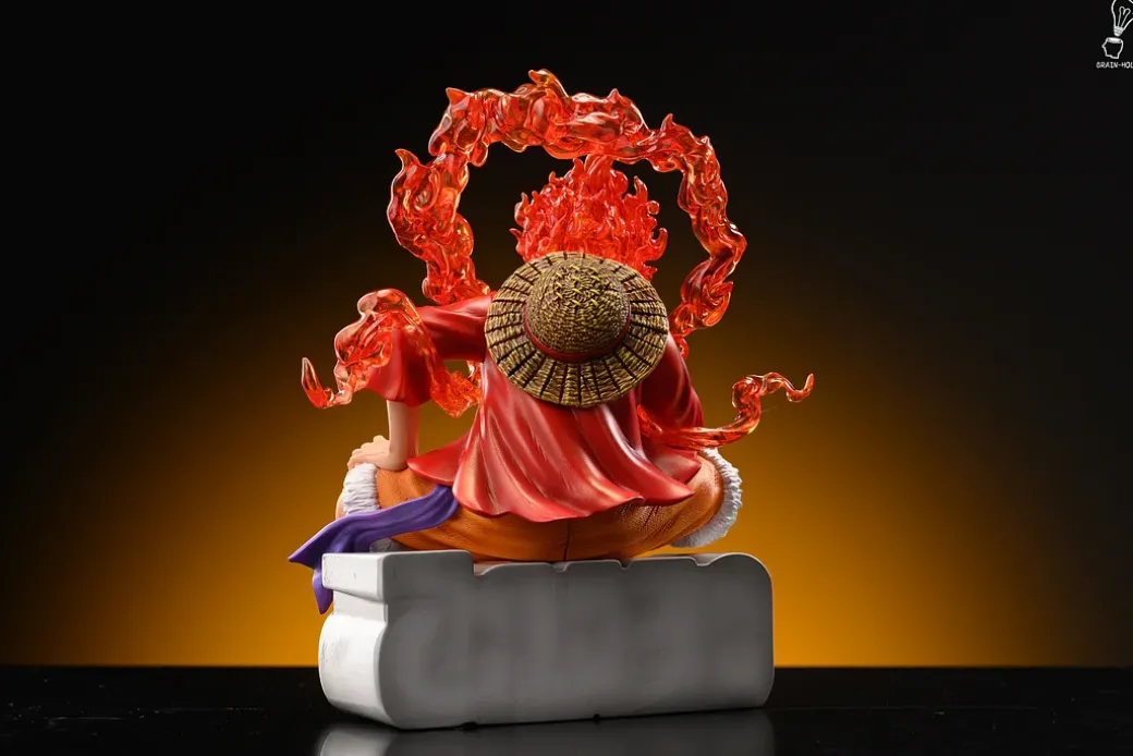 Sitting Nika Luffy - ONE PIECE Resin Statue - Brain Hole Studio