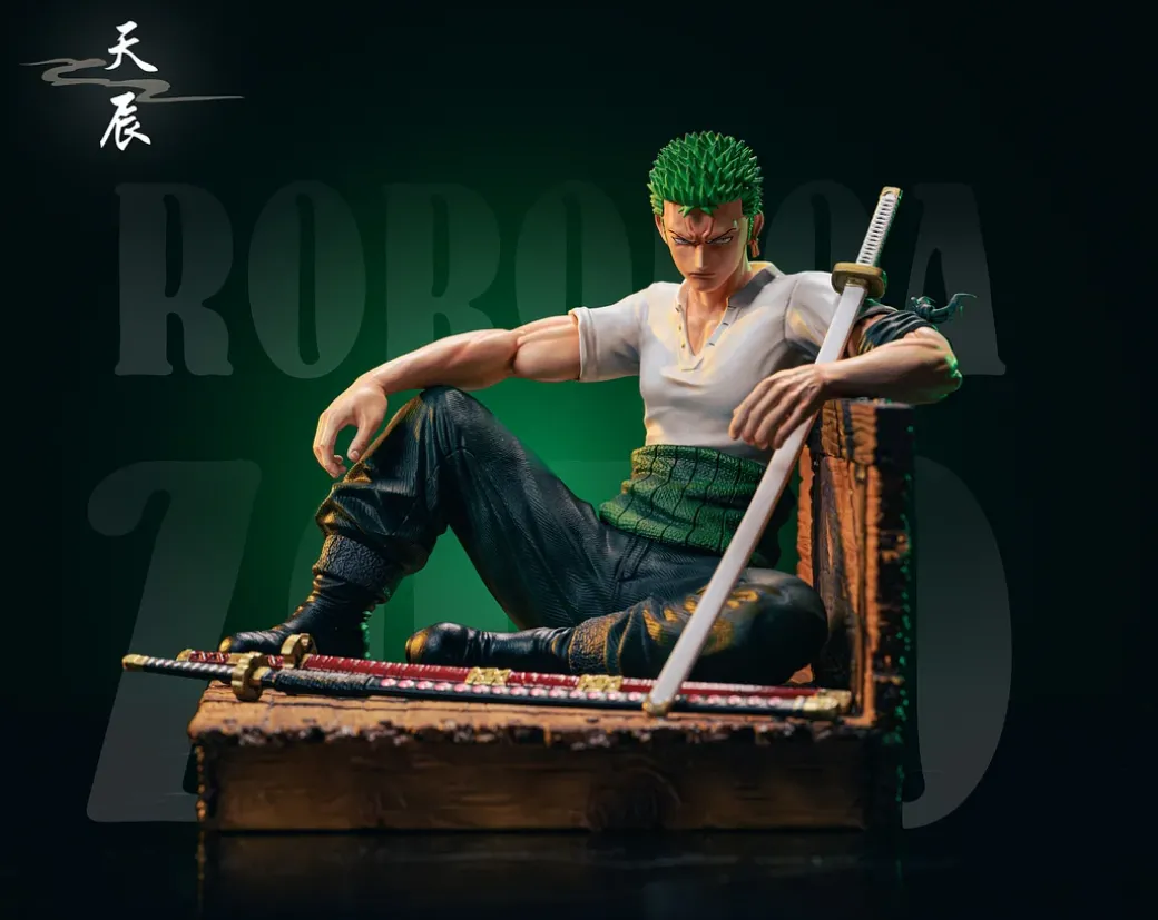 Sitting Roronoa Zoro - ONE PIECE Resin Statue - TianChen Studio