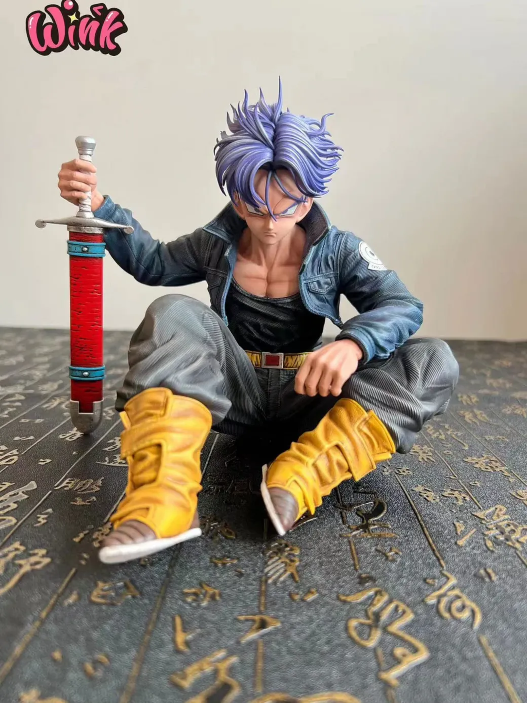 Sitting Series 002 Trunks - Dragon Ball Resin Statue - Wink Studio
