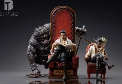Sitting Seven Warlords of the Sea Series 005 Dracule Mihawk - ONE PIECE Resin Statue - BT Studios