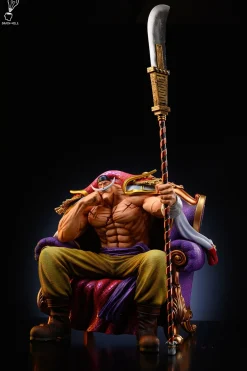 Sitting Whitebeard Edward Newgate - ONE PIECE Resin Statue - Brain Hole Studio