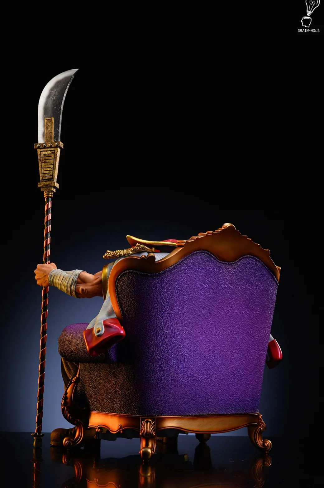 Sitting Whitebeard Edward Newgate - ONE PIECE Resin Statue - Brain Hole Studio