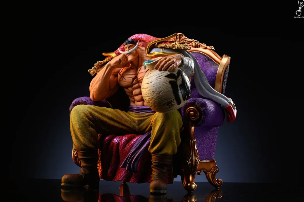 Sitting Whitebeard Edward Newgate - ONE PIECE Resin Statue - Brain Hole Studio
