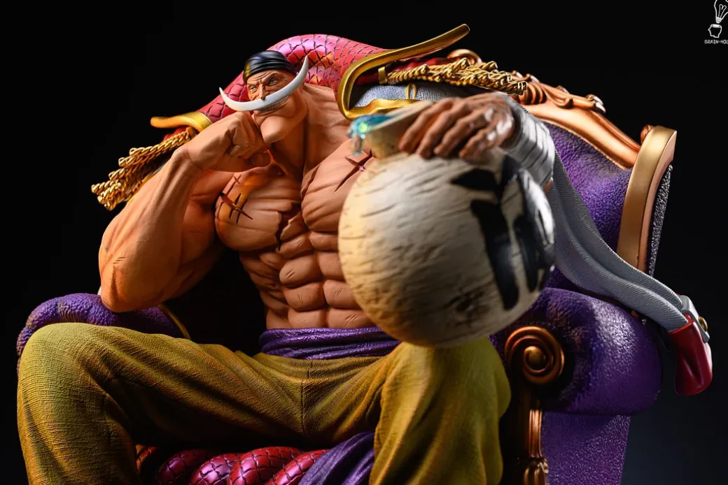 Sitting Whitebeard Edward Newgate - ONE PIECE Resin Statue - Brain Hole Studio