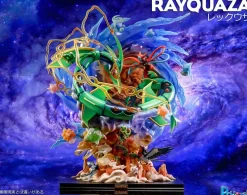 Sky Battle Rayquaza with LED - Pokemon Resin Statue - PCHouse Studios