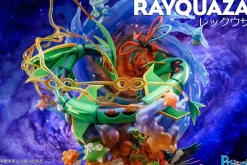 Sky Battle Rayquaza with LED - Pokemon Resin Statue - PCHouse Studios